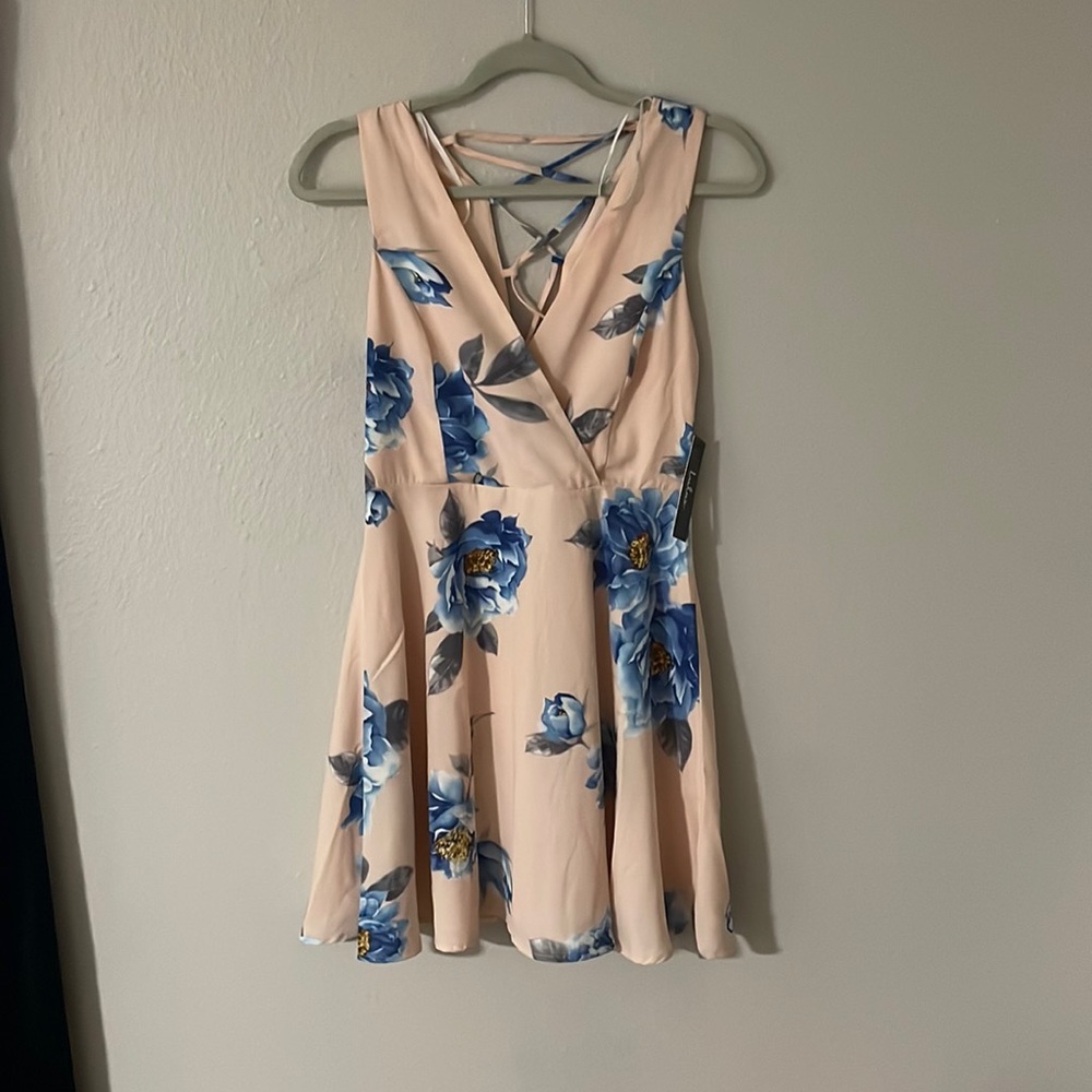 Lulus floral skater dress